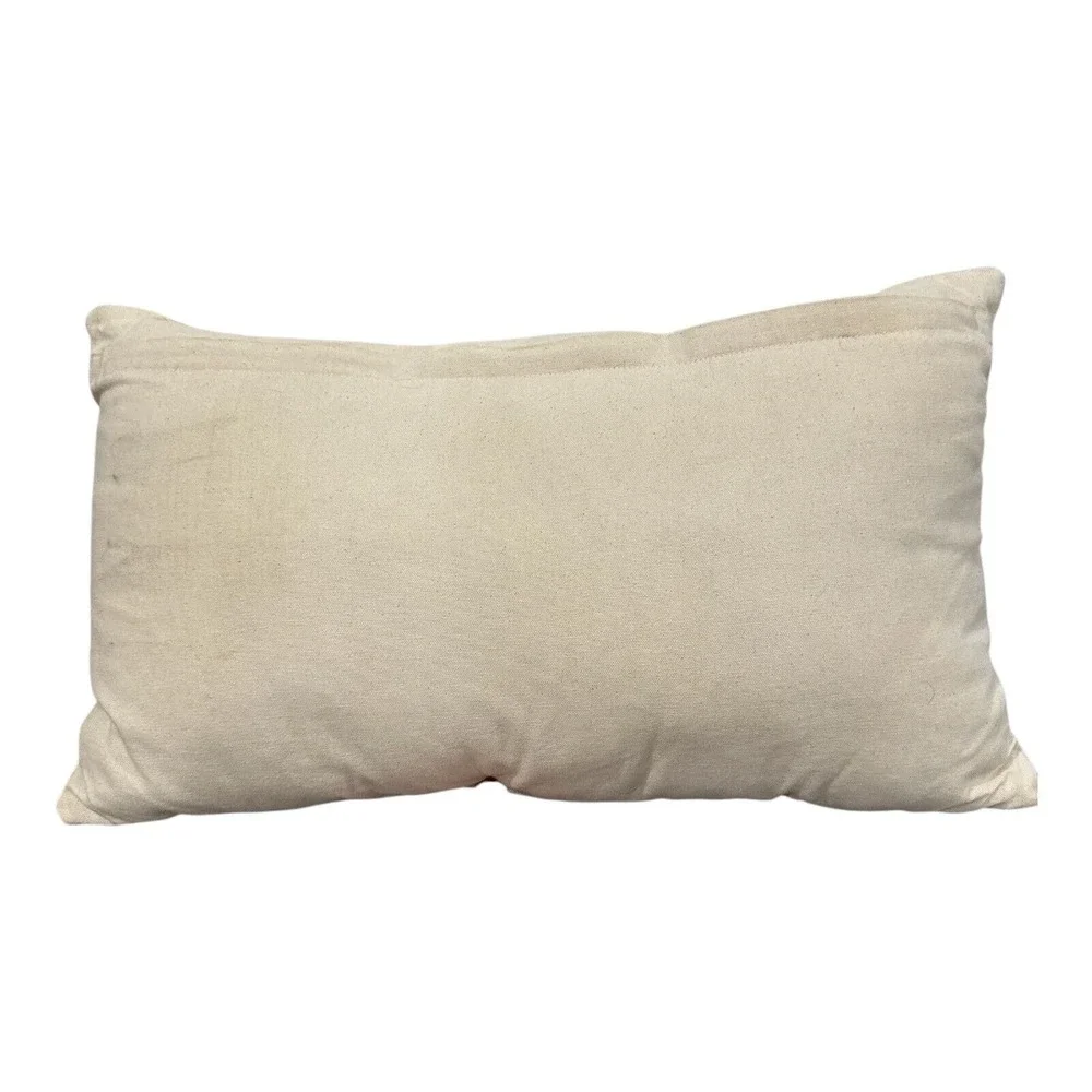 SWEET STREET Embroidered Day of the Dead Sugar Skull Pillow Halloween Decor‎